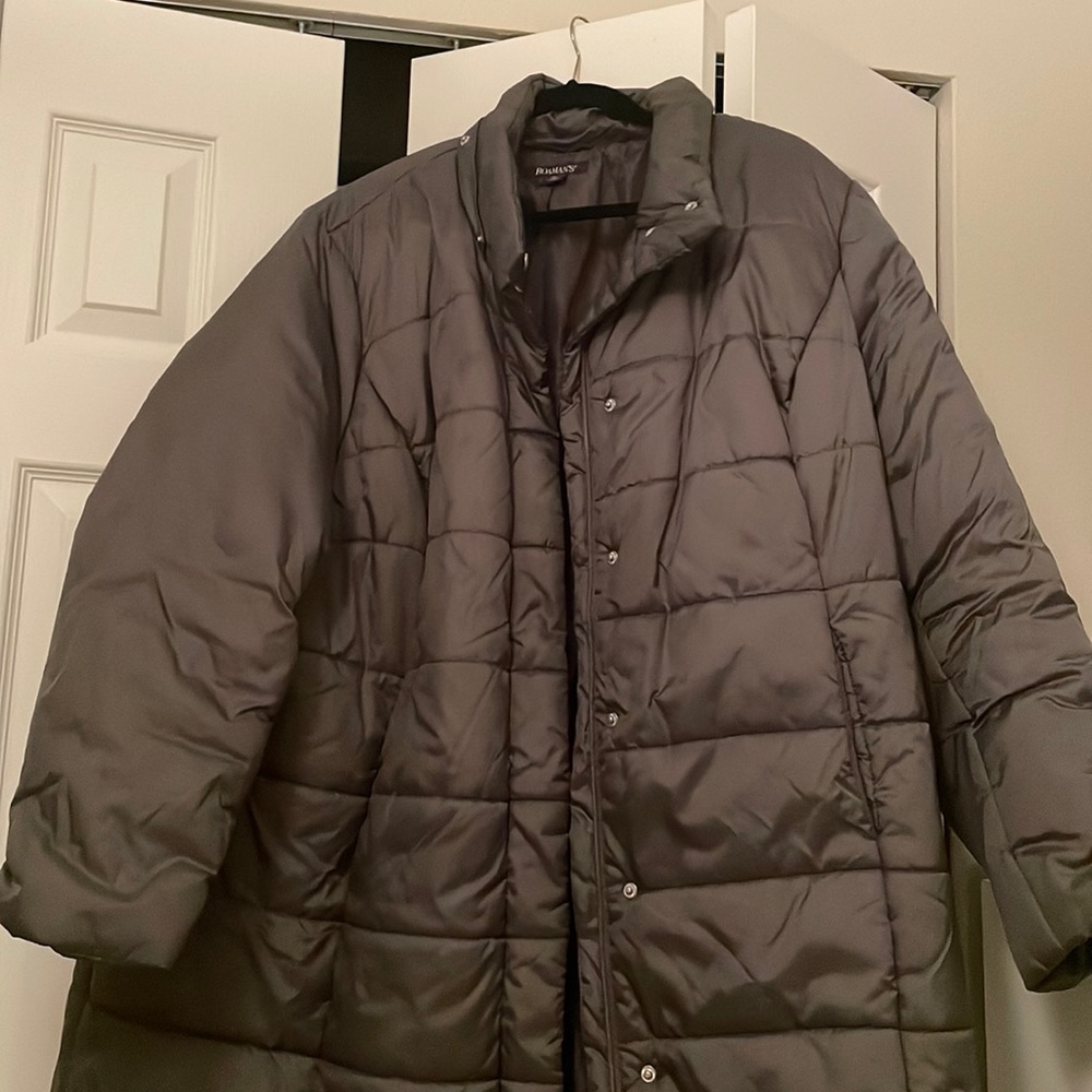 Gray - Full length Winter Jacket